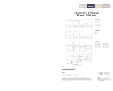 OLA EC Floor Plan - 3 Bedroom B3